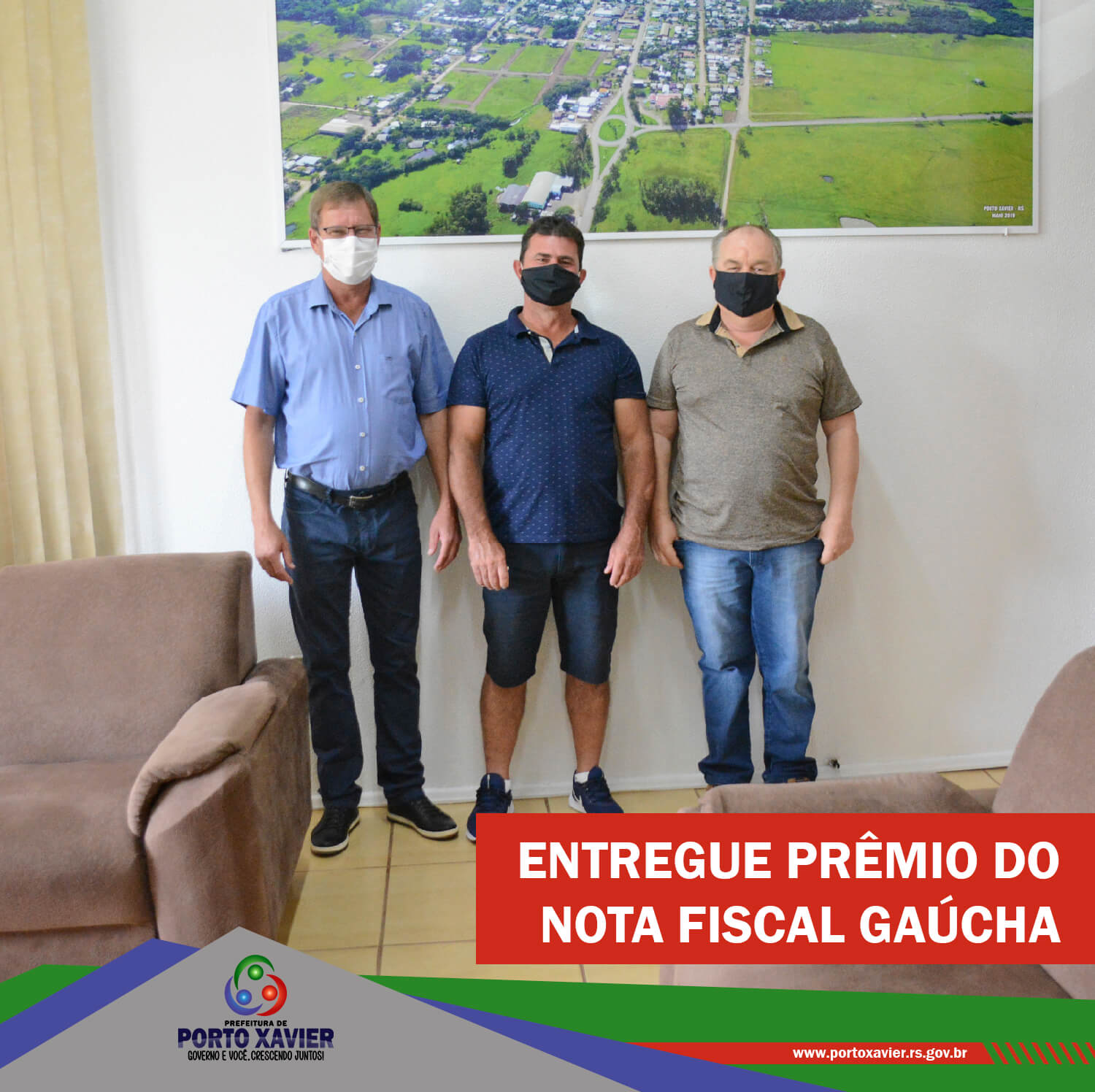 ENTREGUE O PRÊMIO DO PROGRAMA NOTA FISCAL GAÚCHA